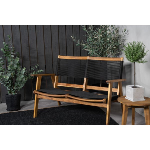 Prässebo soffa - Svart rep/Akacia Prässebo soffa - Svart rep/Akacia