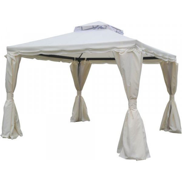 Lerhaga paviljongtak 3*3m  Vit