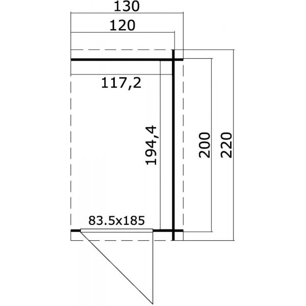 Cykelförråd 2000 - 2,4 m² Cykelförråd 2000 - 2,4 m²