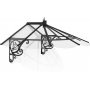 Canopia Lily French Entrtak 1,2 x 1,8 - Svart/klarglas