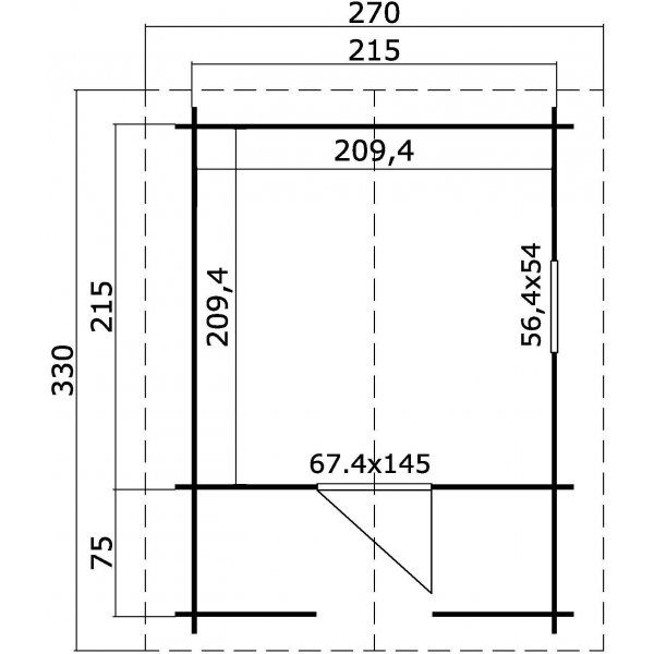 Lekstuga Liam - 5,5 m�