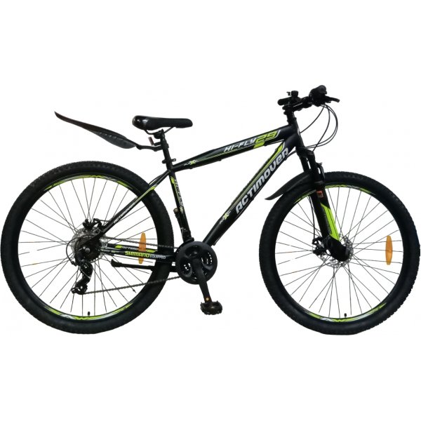 Mountainbike Hi-Fly 29" - Schwarz/Grn