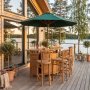 F�rl�ngningsbar matgrupp utomhus teak 97/180 cm tr�dg�rd + Fl�ckborttagare f�r m�bler