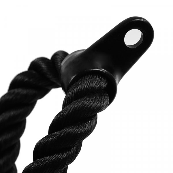 Tricep rope - Svart nylon
