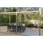 Udendørs spisebordssæt 6 stole teak aluminium - Lifestyle Garden Udendørs spisebordssæt 6 stole teak aluminium - Lifestyle Garden