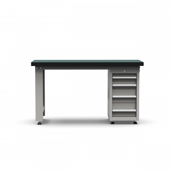Arbetsbänk med låda i kallvalsat stål | 1500 mm | idealisk för verkstad och industri Arbetsbänk med låda i kallvalsat stål | 1500 mm | idealisk för verkstad och industri