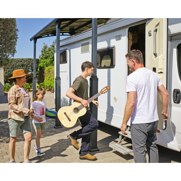 Canopia Alpine Carport i Metall För Husbil 3,6 x 5 - Grå Canopia Alpine Carport i Metall För Husbil 3,6 x 5 - Grå