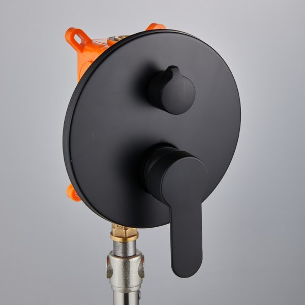 Brausebatterie Violett - Schwarz Brausebatterie Violett - Schwarz