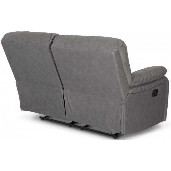 Relaxsofa 2-Sitzer grau Kinosofa