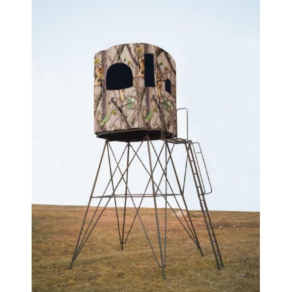 Jakttorn - fällbart, med camouflage & tak Jakttorn - fällbart, med camouflage & tak