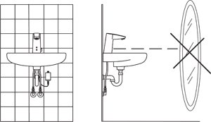 Oras Tvättställsblandare, 6 V Cubista 2814F Oras Tvättställsblandare, 6 V Cubista 2814F