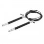 Speed rope med kullager (stlvajer & alu-handtag) Silvrigt