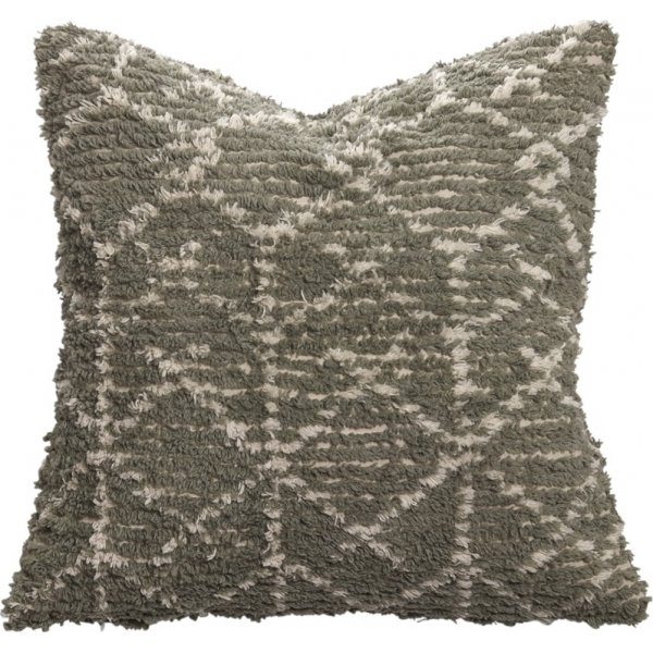 Rune kuddfodral 50 x 50 cm - Gr�n/Creme