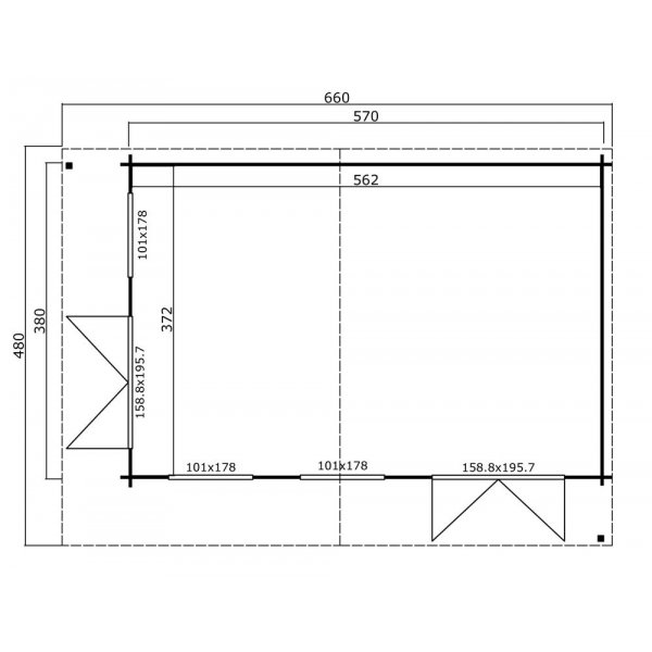 Lomatalo Amalia - 31,68 m² Lomatalo Amalia - 31,68 m²