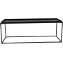 Soffbord 122 x 42 cm - Svart / Marmoryta
