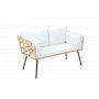 Balkongset 2-sits soffa med bord + Kompakt loungeset f�r balkong + Beige
