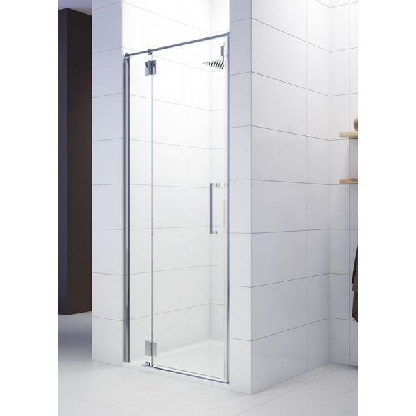 Duschdrr Space Line - 6 & 8mm glas (vnsterhngd uttgnde)
