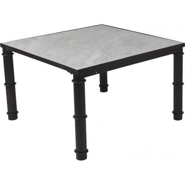 Treasure soffbord 80 x 80 cm - Marmor/metall