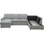 U soffa b�ddsoffa gr� - T�rn�