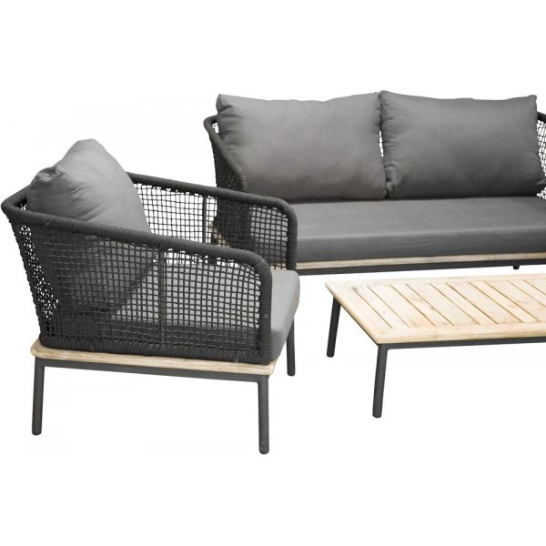 Alborga soffgrupp – Svart/akacia Alborga soffgrupp – Svart/akacia