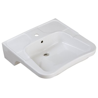 Ifö håndvask 2512 - Hvid med overløb