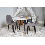 Bridge matstol XXS - Gr� sammet