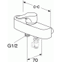 Gustavsberg Nautic 160 c-c, spak framt