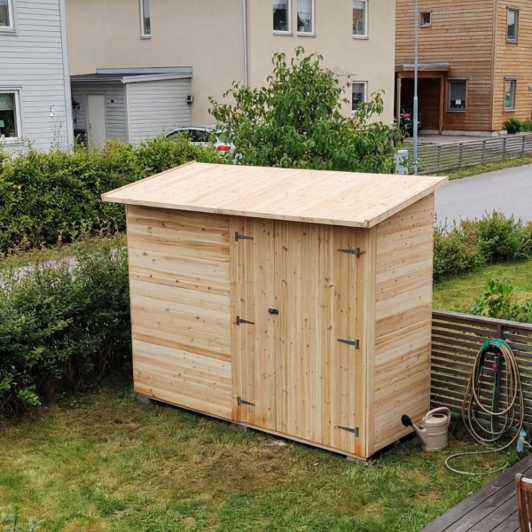F�rr�d byggsats 2,8 m� tr� utomhus f�rvaring tr�dg�rd