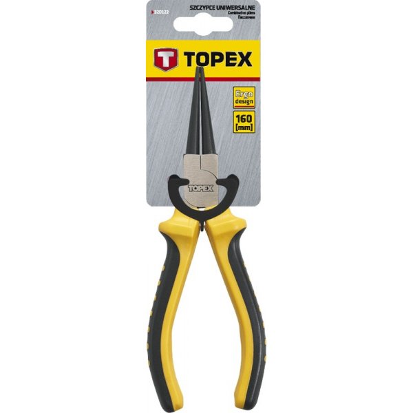 Låsringstång, 160 mm (gul-svart) Låsringstång, 160 mm (gul-svart)