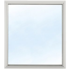 Fast fönster 3-glas - Trä - U-värde 1,1