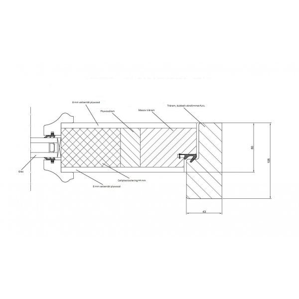 Garagentor 18° gerades Paneelglas + Bedrucktes Paket Garagentor 18° gerades Paneelglas + Bedrucktes Paket