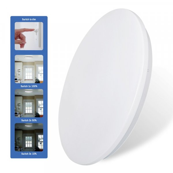 Plafond 1260lm dimbar IP20