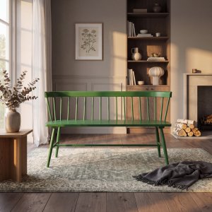Sofa Sandhamn aus Kiefernholz im Retro-Stil für Küche und Flur - 142 cm Sofa Sandhamn aus Kiefernholz im Retro-Stil für Küche und Flur - 142 cm