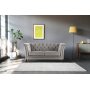 Soffa 2-sits chesterfield gr� - Henry