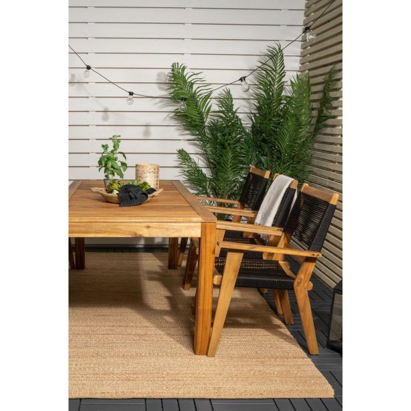 Prässebo Matgrupp (200x90) - Natur - 6 Stolar Prässebo Matgrupp (200x90) - Natur - 6 Stolar