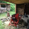 Kundbild Elektriskt vedkap - 3000W: Vedkap in action