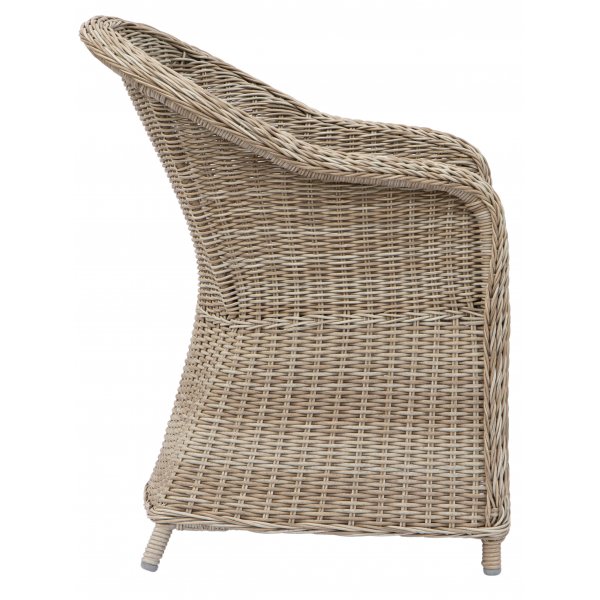 Mercury-nojatuoli synteettistä rottinkia - Natural + Puhdistussuihke ulkokalusteisiin Mercury-nojatuoli synteettistä rottinkia - Natural + Puhdistussuihke ulkokalusteisiin