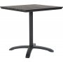 Utebord 70 x 70 cm - Gr�/svart