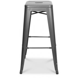 Barstol borstad metall