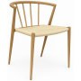 1 Utestol i eksoliering och repsits Beige - Bella
