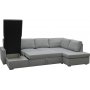 U soffa b�ddsoffa gr� - T�rn�