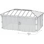 Canopia Myggnt Fr Dallas Paviljong 3,6 x 6