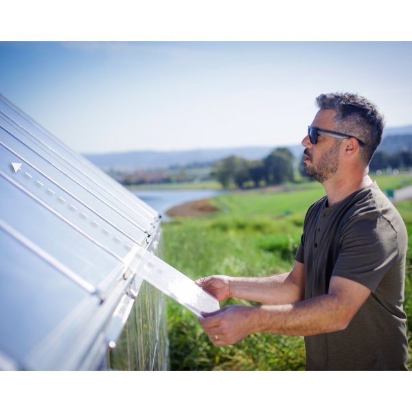 Canopia Balance Vxthus i Polykarbonat 17,9 m - Silver