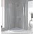Duschhörn Halvrunt (förlängt) Prestige III - 6mm glas (in- & utåtgående dörrar)