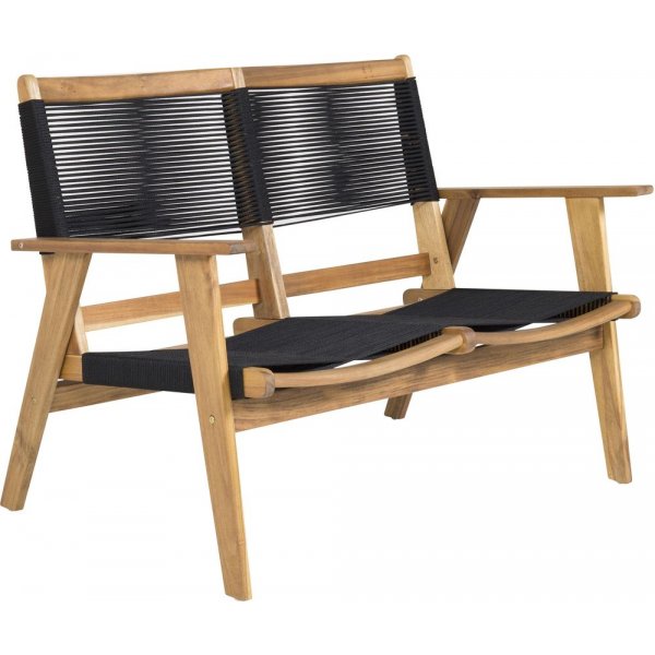 Prssebo soffa - Svart rep/Akacia