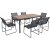 Essgruppe 6 Sthle mit Tisch fr drauen