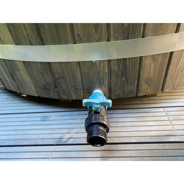 Badtunna på släpvagn - Elduppvärmning - 180Ø Badtunna på släpvagn - Elduppvärmning - 180Ø