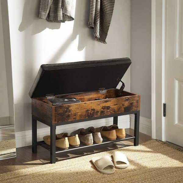 Tomas hallb�nk 70 cm - Brun/svart