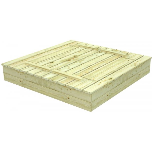 Sandlåda Sandy 12 med lock - Grön djupimpregnerad Sandlåda Sandy 12 med lock - Grön djupimpregnerad