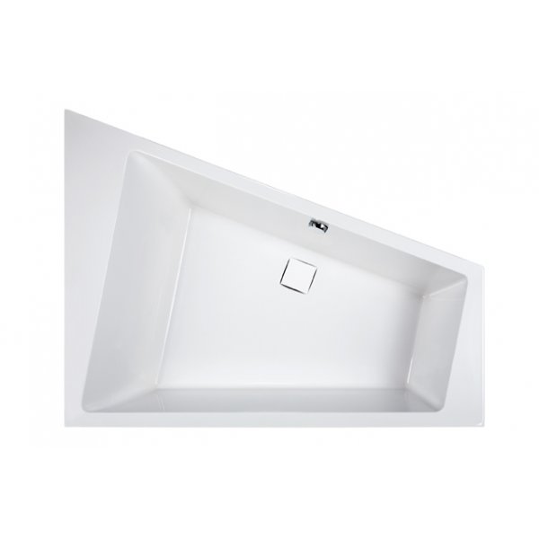 Hjørnebadekar Trapets - Space Line | dybde 48 cm | Højre-model Hjørnebadekar Trapets - Space Line | dybde 48 cm | Højre-model